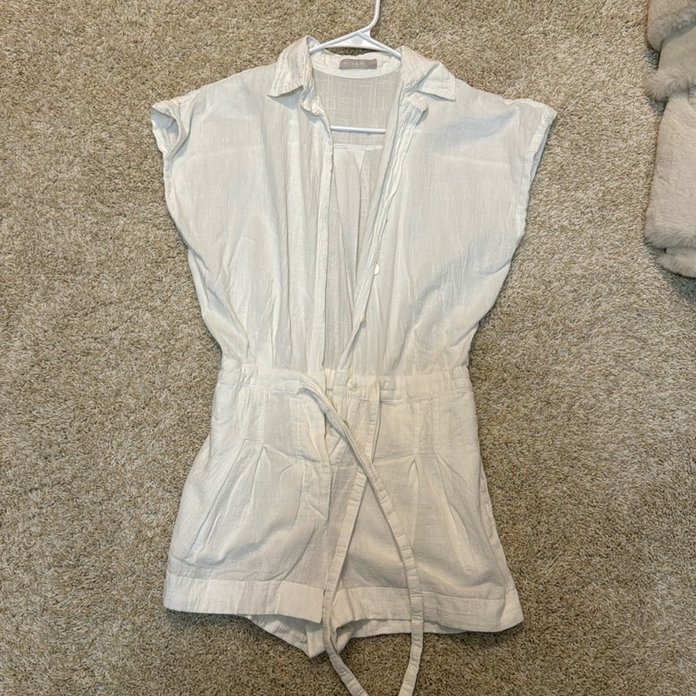 INDAH linen romper size xs